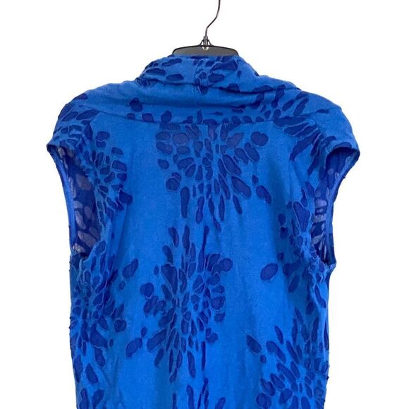 Kial BlueRazor Cut Cowl Neck Sleeveless Tunic Top Sz M - Picture 6 of 11